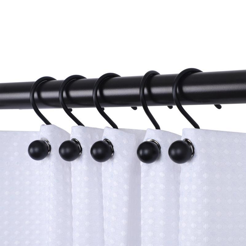 UtopiaAlley Ball Aluminum Shower Curtain Hooks & Reviews Wayfair
